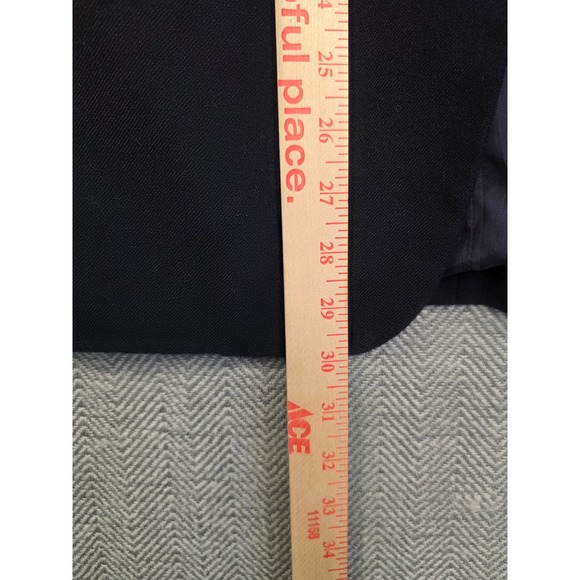 Classiques Entier Navy Wool Blazer Gold Crest Button Vintage Made in Japan XS - Picture 6 of 13